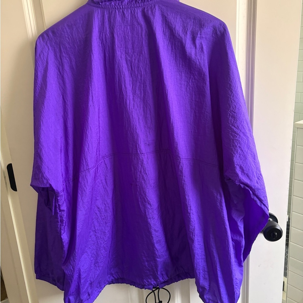 Excellent condition size XL Mossimo Purple Women's Windbreaker. Pockets. - Picture 8 of 9
